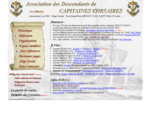 Tablet Screenshot of descendants-capitainescorsaires.org
